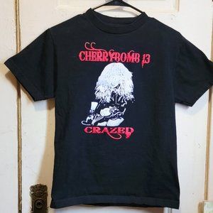 Band Tee.. New Crazed Personalized Cherrybomb 13 ...Bass Player